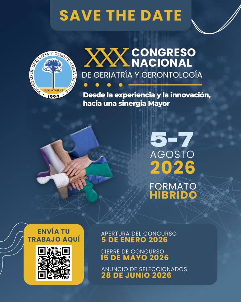 XXX Congreso Nacional de Geriatría y Gerontología, Sociedad de Geriatría y Gerontología de Chile